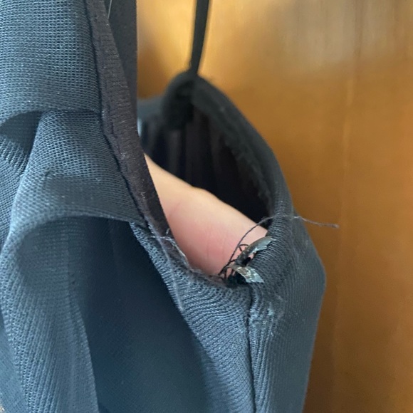 Vintage 90s Le Chateau Black Dress - Picture 4 of 4